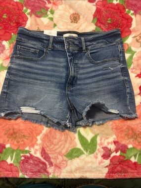 BKE high rise Denim Shorts